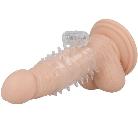 CASUAL LOVE - RING FUNDA PENE VIBRADOR TRANSPARENTE