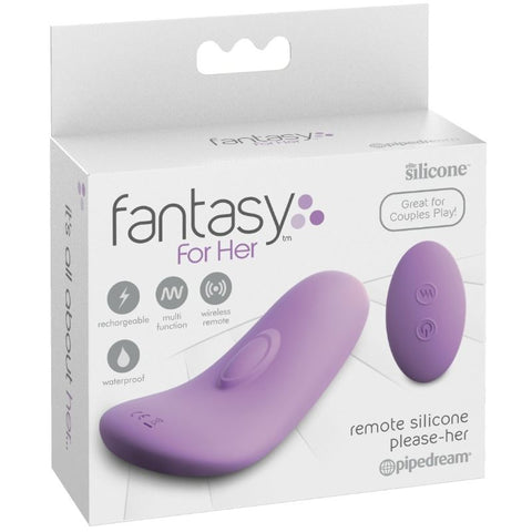 FANTASY FOR HER - REMOTE CONTROLLED SILICONE PANTY MASSAGER