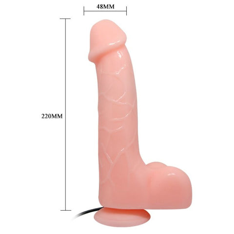 BAILE - VIBRADOR REALISTICO BARBARA NATURAL 22 CM