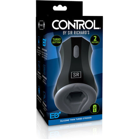 SIR RICHARDS - TWIN TURBO SILICONE MASTURBATOR