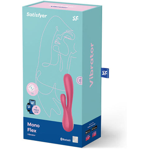 SATISFYER - Mono flex rojo con APP