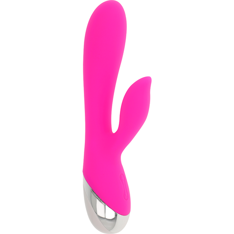 OHMAMA - VIBRADOR CON RABBIT 10 MODOS DE VIBRACIÓN 19 CM