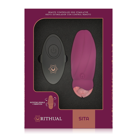 RITHUAL - SITA EGG REMOTE CONTROL ROTATING PEARLS + VIBRATION