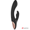 ANNE'S DESIRE - RABBIT VIBRADOR CONTROL REMOTO PARA MUJER TECNOLOGÍA WATCHME NEGRO/GOLD
