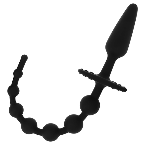 OHMAMA - ANAL PLUG AND CHAIN ​​30 CM
